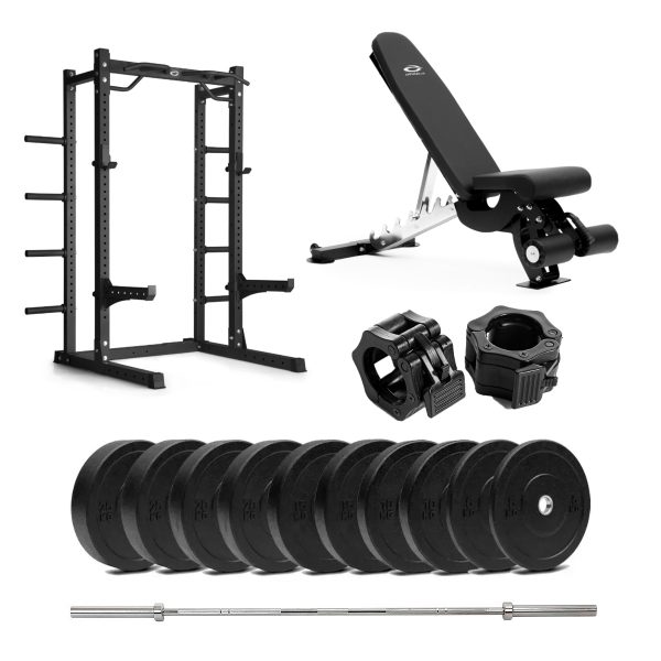 Abilica HR 500 Half Rack Bumper med bænk - 150 kg