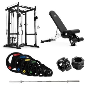 Abilica PR 550 Power Rack Olympic med bænk - 110 kg