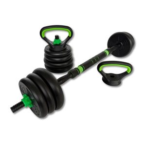 ASG 20 kg. Vægtsæt - Sort/Grøn