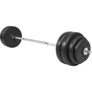 Vægtstangssæt sort (60 kg)