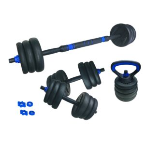 ASG Justerbart Vægtsæt - Sort/Blå - 20 kg