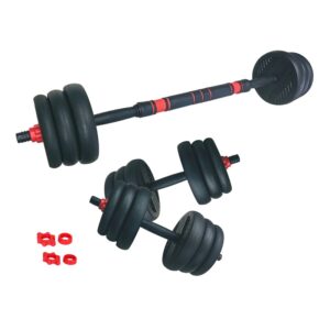 ASG Justerbart Vægtsæt - Sort/Rød - 15 kg