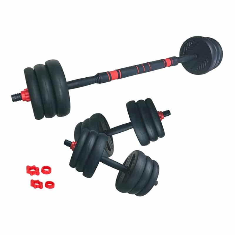 ASG Justerbart Vægtsæt - Sort/Rød - 15 kg