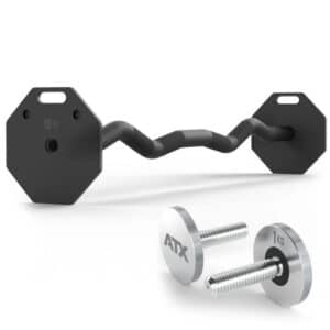 ATX® OCTA Dumbbells SZ-Bar Professionel EZ-Stang til Octa Håndvægtsystem