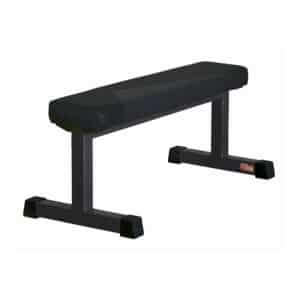 Inter Atletika Flad Træningsbænk sort 120 x 50 x 45 cm 300 kg