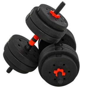 2-i-1 håndvægtsæt, 25 kg justerbare korte og lange vægtstænger, professionel håndvægtsstyrketræning og vægtløftning til hjemmefitness