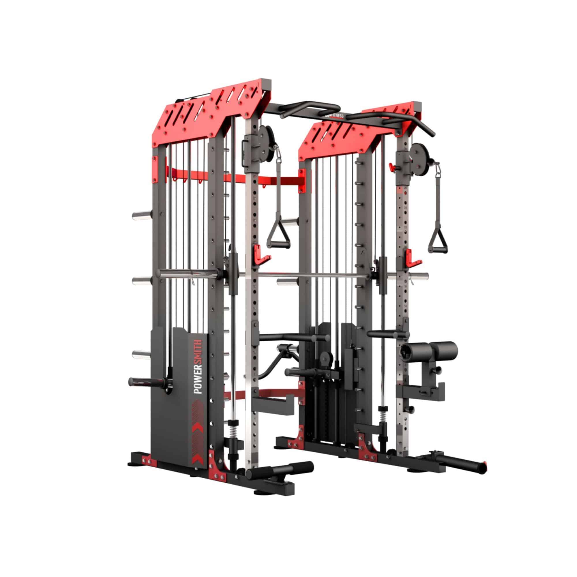 BH Fitness Power Smith smith maskine, robust styrketræningsstation til squat, bænkpres og tung træning i seriøst home gym